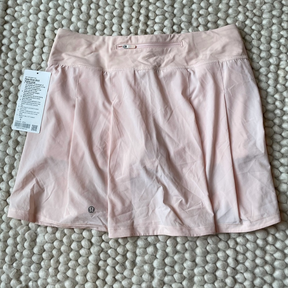 Pace Rival skirt soft pink, 8 tall NWT